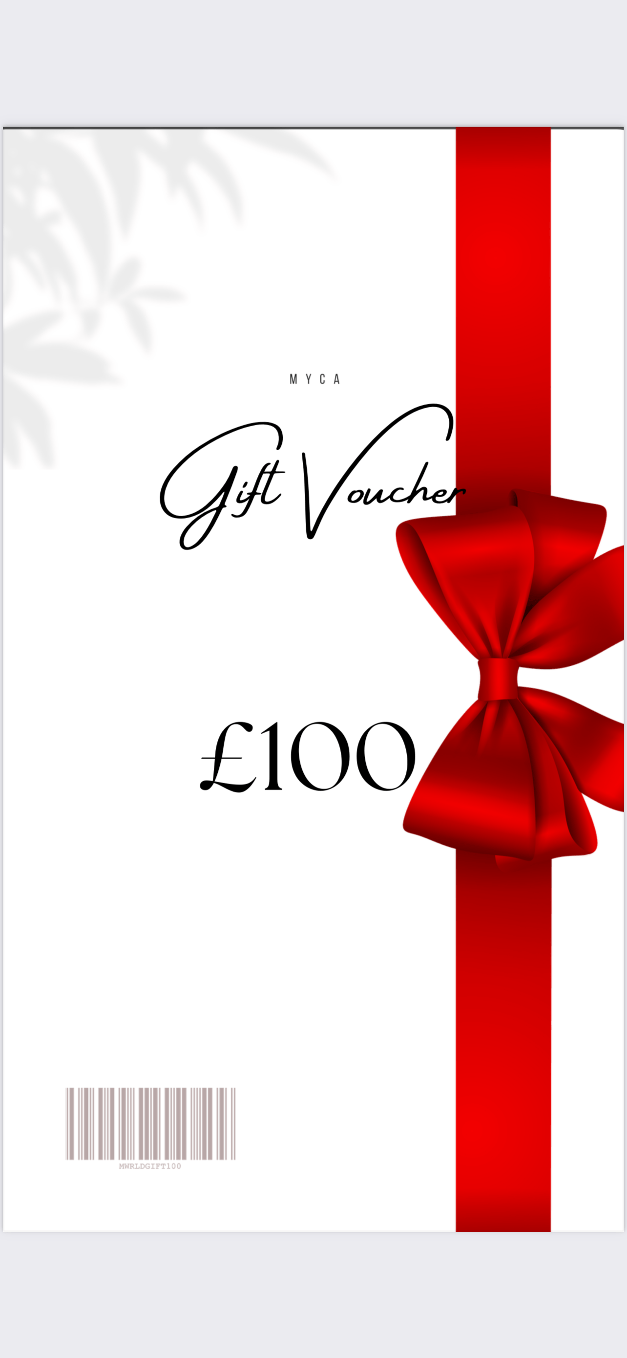 MYCA DIGITAL GIFT CARD