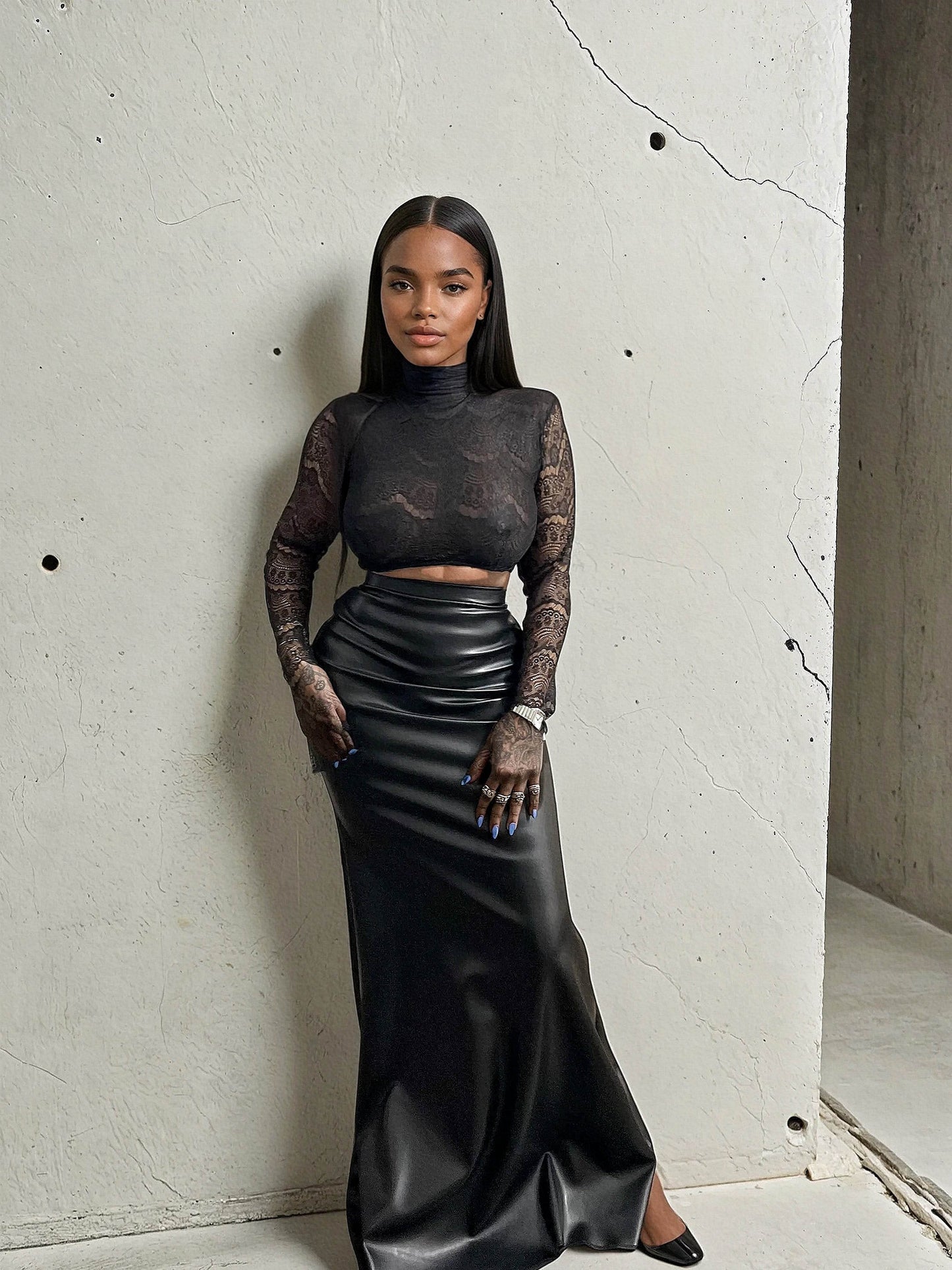 ONYX LEATHER SET - MYCA