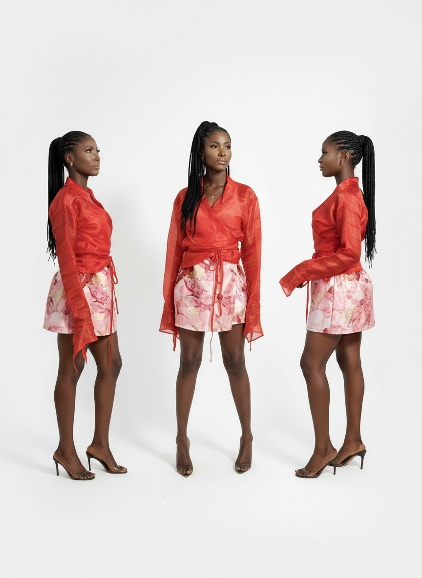 Limited drop| Silk Mini Corset coord|JASPER