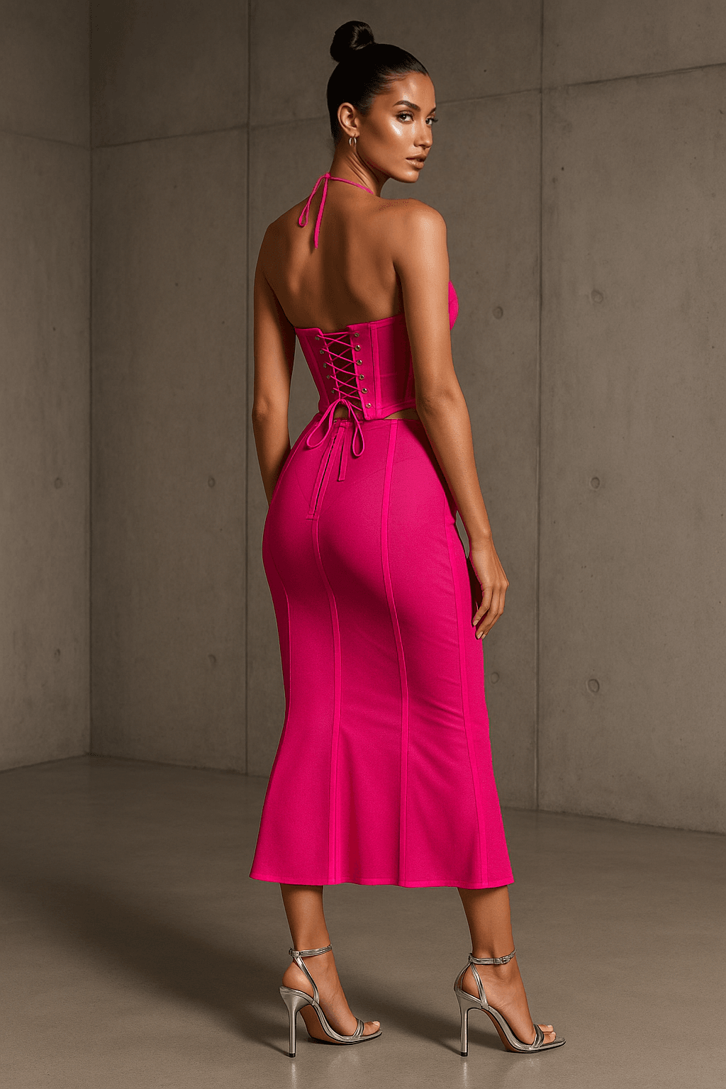 Second Skin Pink Opal – a luxe, modern 3-piece sheer set. - MYCA