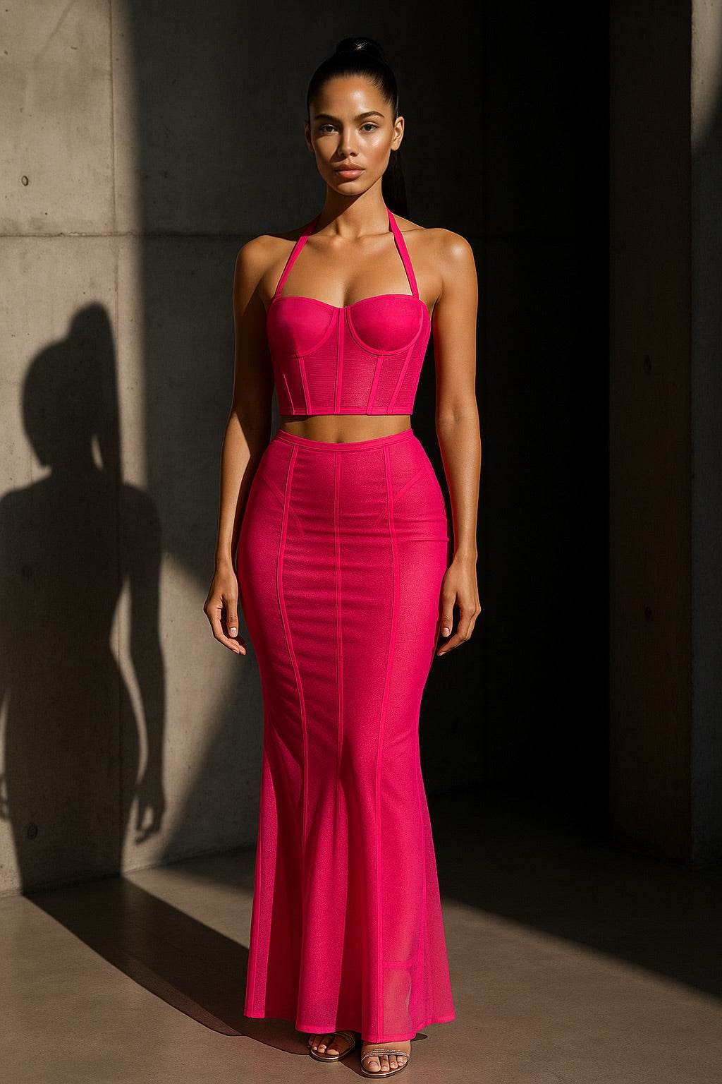 SecondSkin Pink Opal – a luxe, modern three-piece set. - MYCA