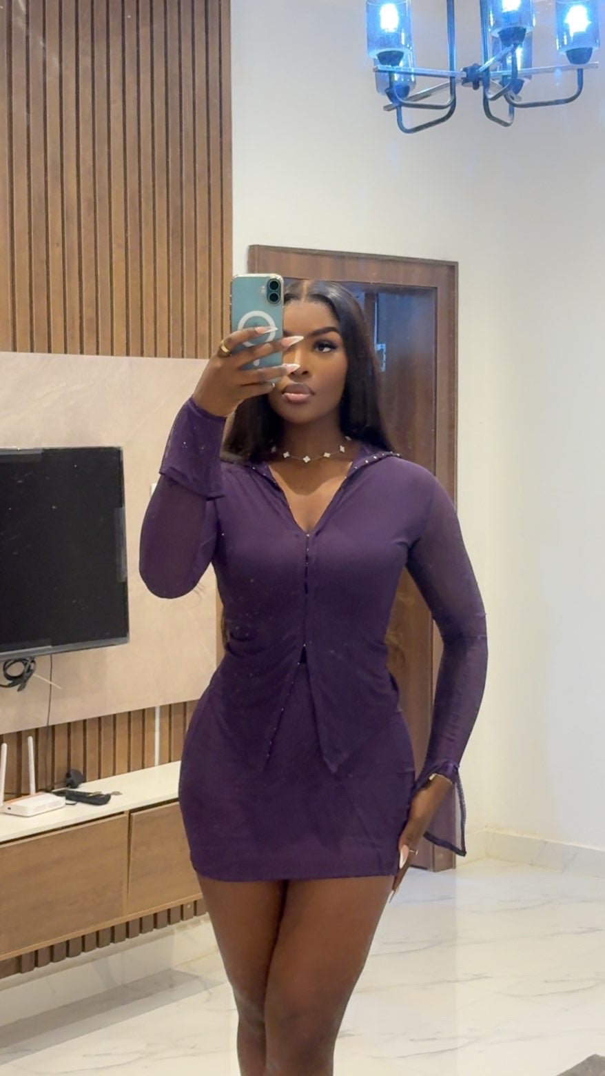 SecondSkin Shape Bodycon hook-front top