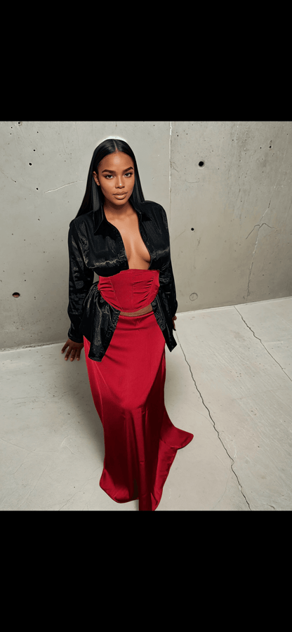 CARNELIAN SATIN CO-ORD - MYCA 