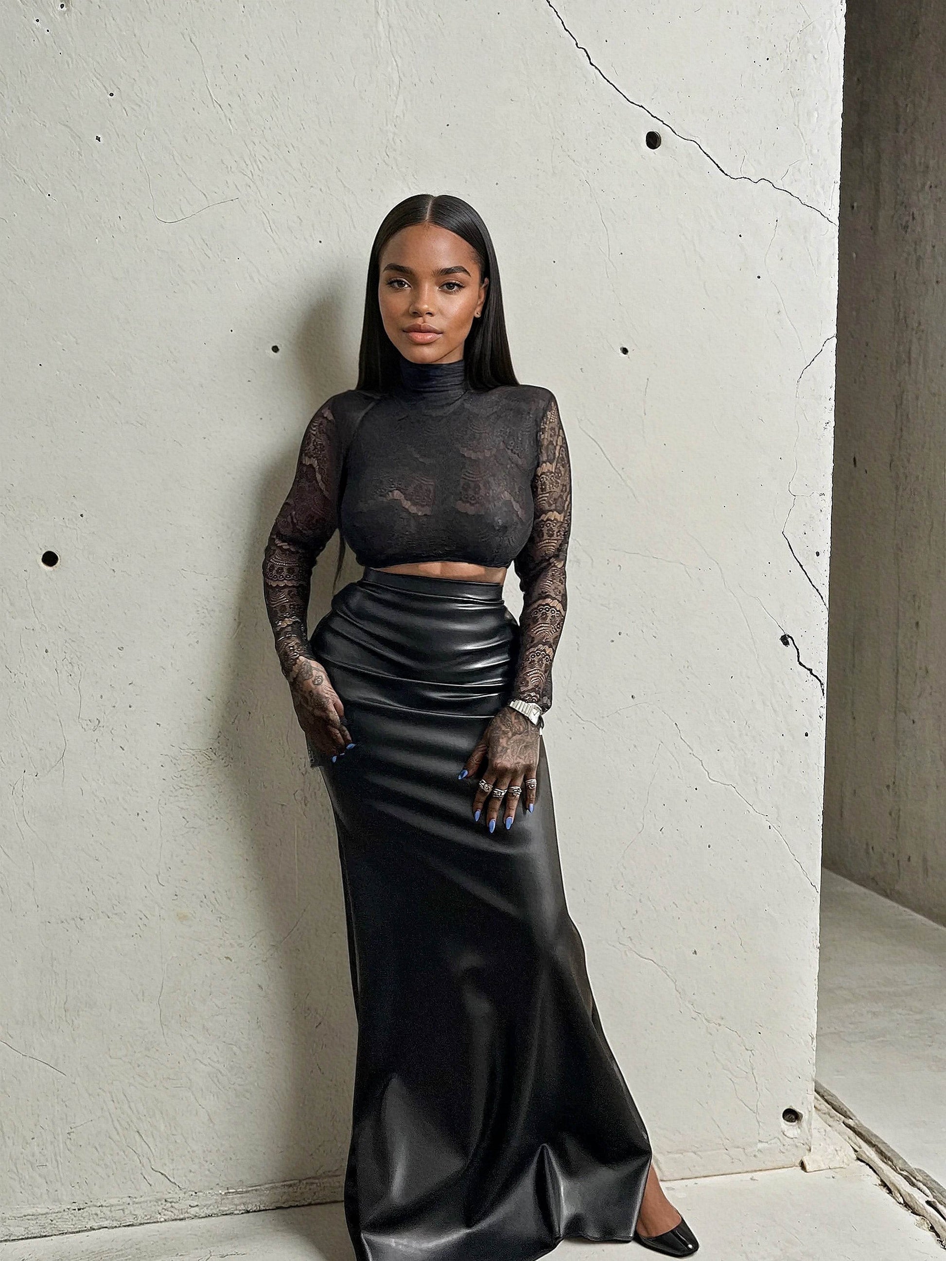 ONYX LEATHER SET - MYCA