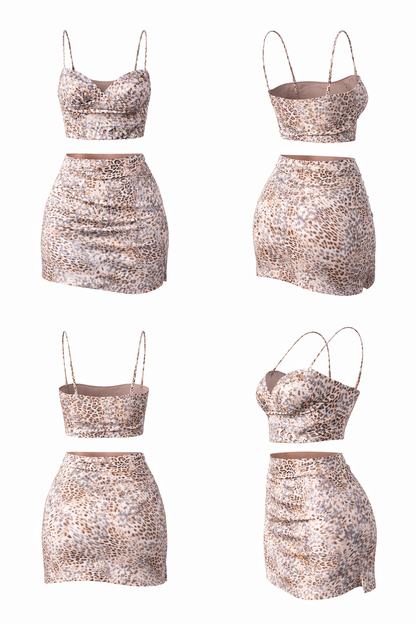 Silk Corset Mini Co-ord