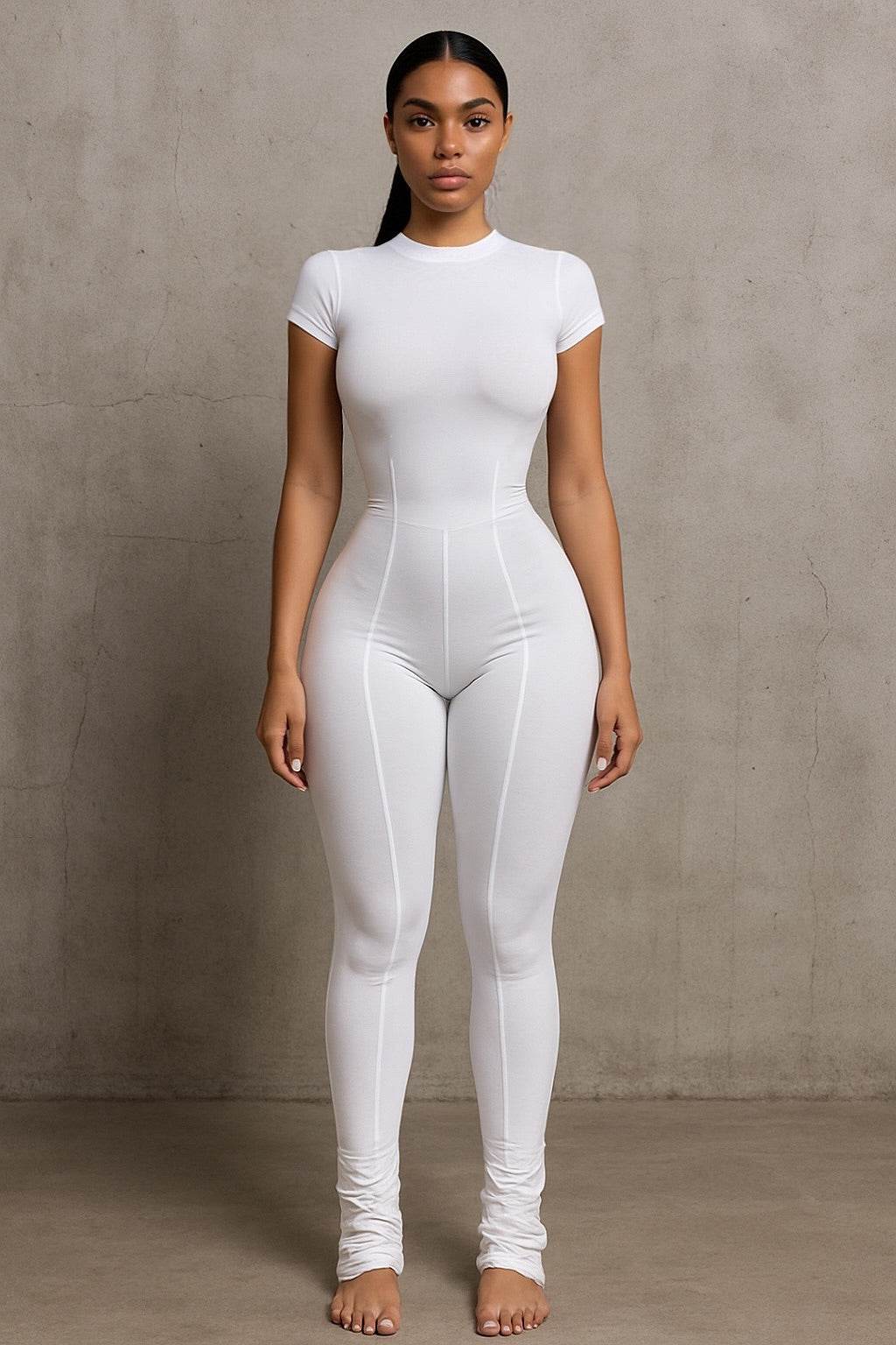 BODY — The Sculpted Jumpsuit with Flared Finish - MYCA 