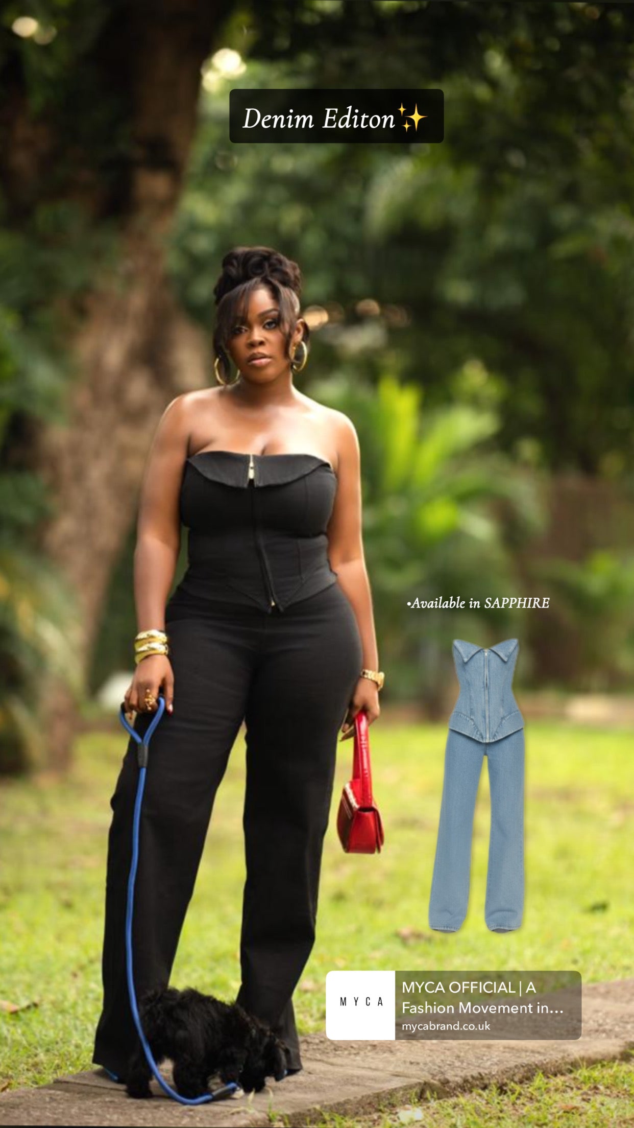 MYCA Denim Edition — ONYX 🖤 & SAPPHIRE 💙