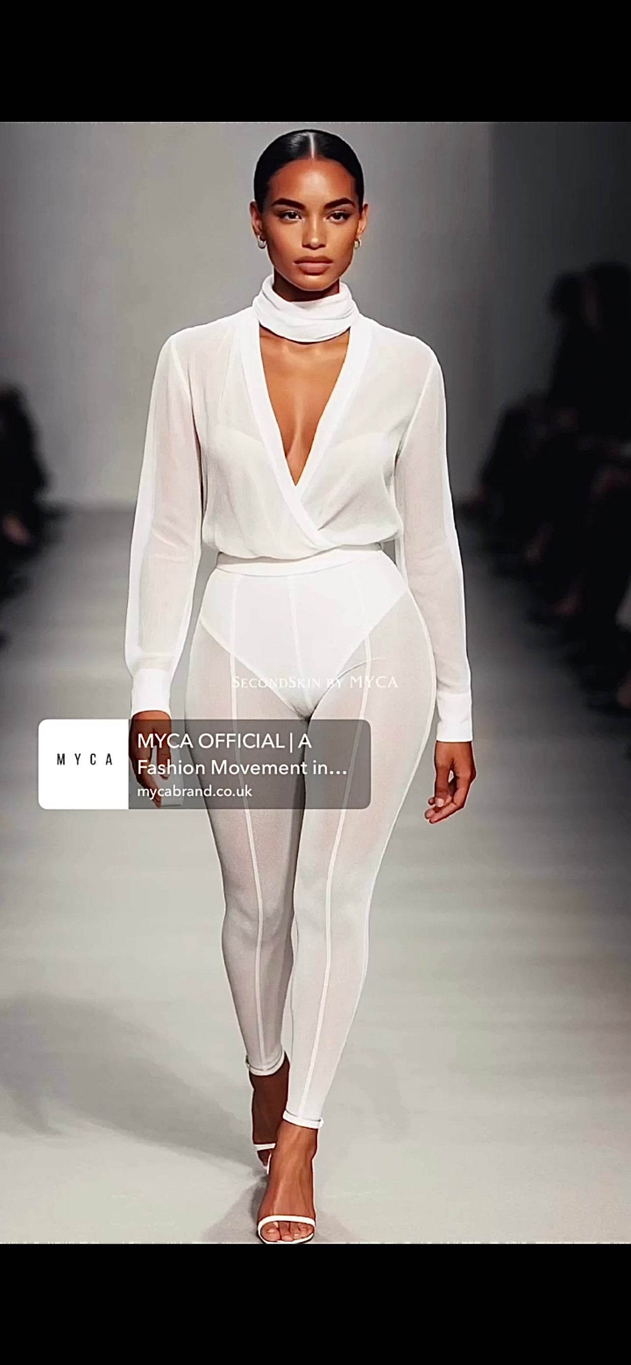 SecondSkin – LIQUID DRAPE MESH TWO-PIECE | ANGEL - MYCA 