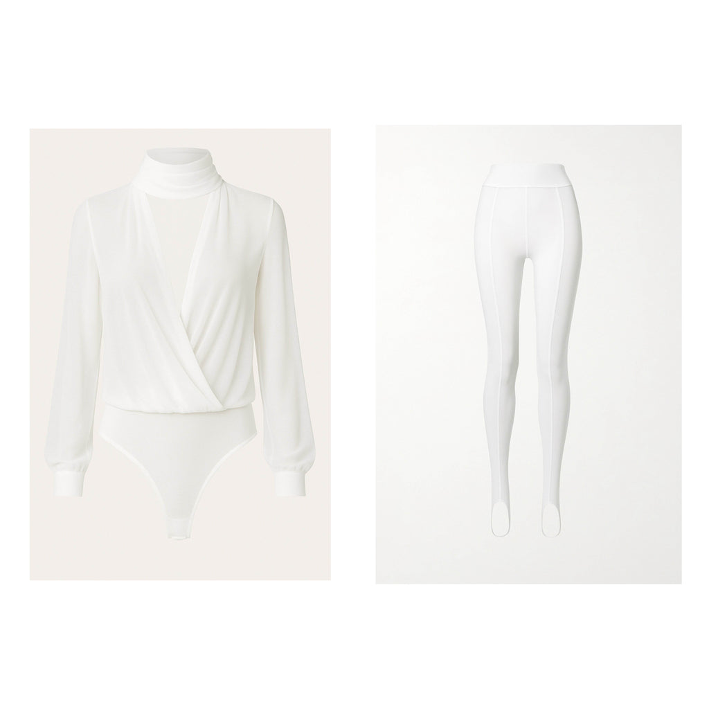 SecondSkin – LIQUID DRAPE MESH TWO-PIECE | ANGEL - MYCA 
