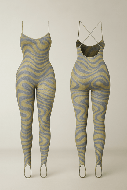 PEARL JUMPSUIT – Luxuriöser, schimmernder Perlen-Jumpsuit