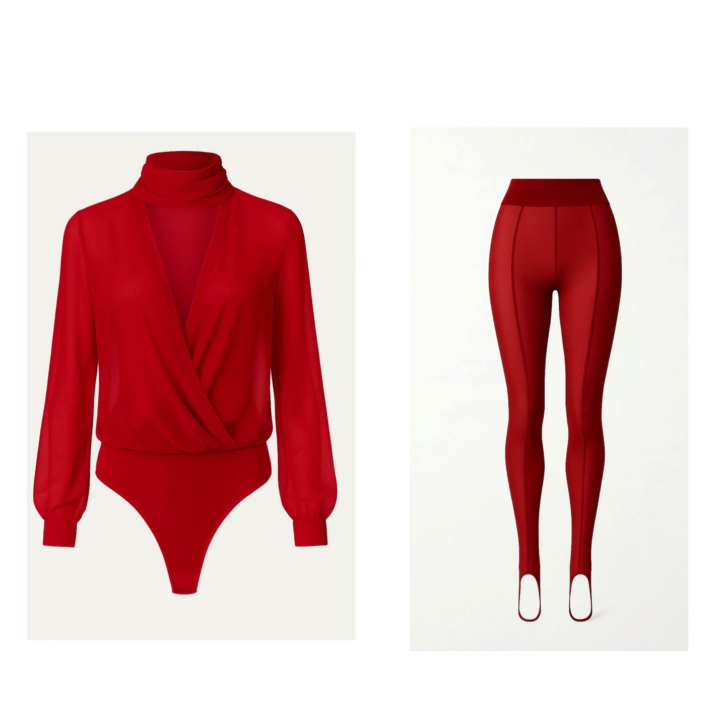 SecondSkin – LIQUID DRAPE MESH TWO-PIECE | ANGEL - MYCA 