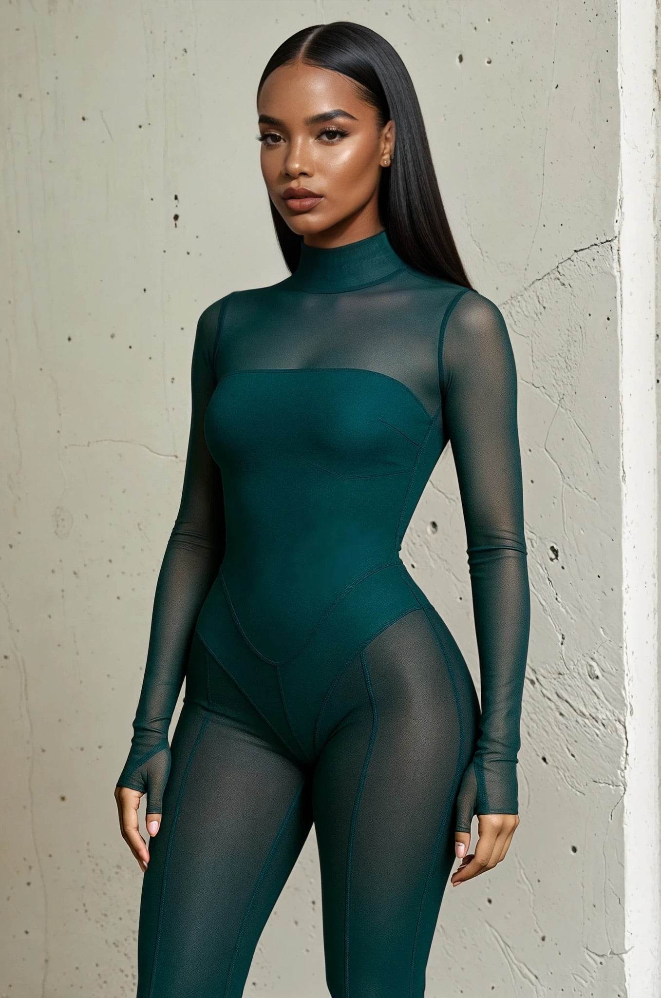 Malachite 3-Piece Set – Sheer Depth in Lush Green Layers - MYCA 