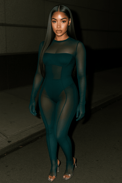 Malachite 3-Piece Set – Sheer Depth in Lush Green Layers - MYCA 