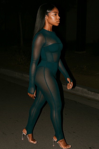 Malachite 3-Piece Set – Sheer Depth in Lush Green Layers - MYCA 